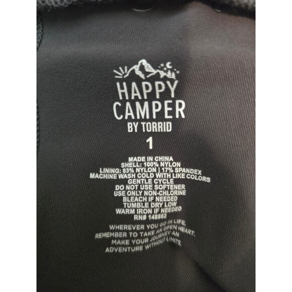 Happy Camper By Torrid Pockets Athletic Walking Womens Shorts 1 1X 14-16 - Picture 3 of 4